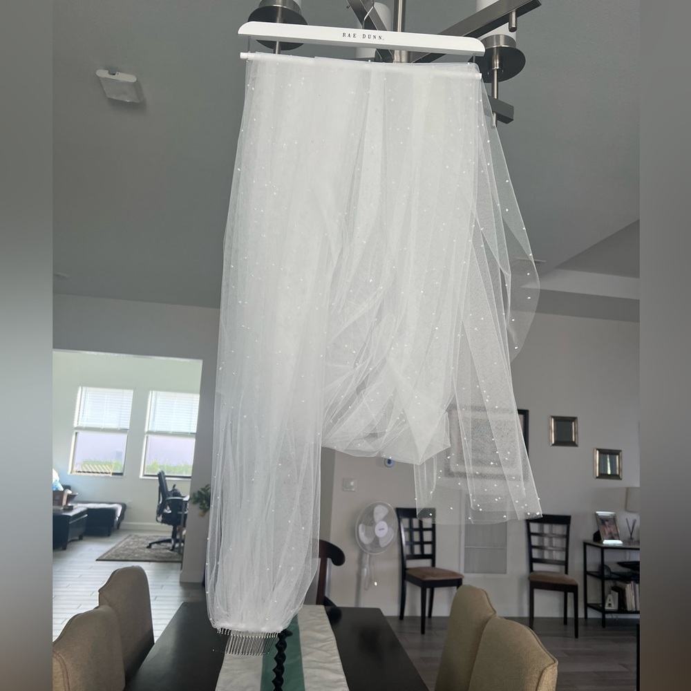 Bridal Pearl cathedral veil